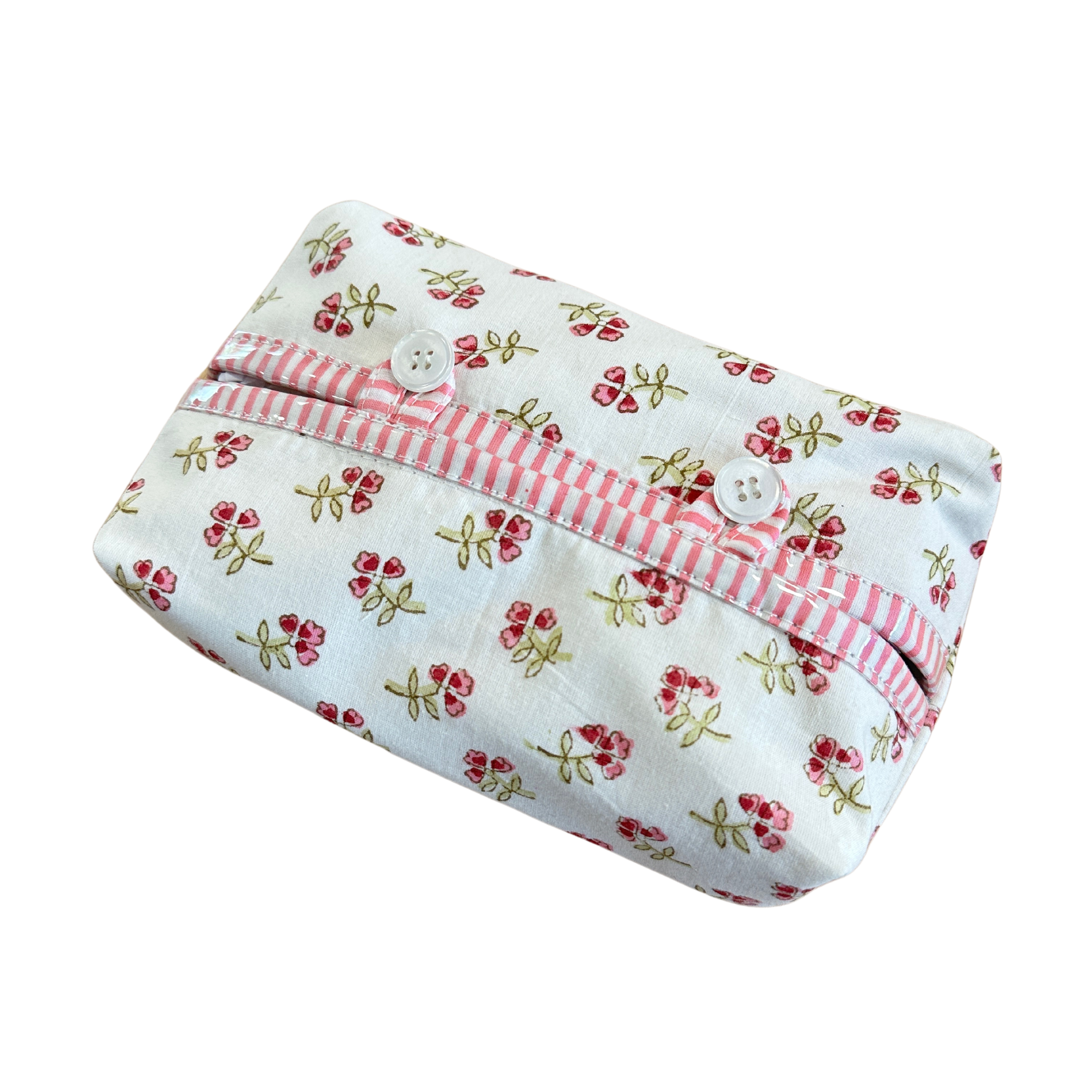 Pink Ditsy Wet Wipe Holder