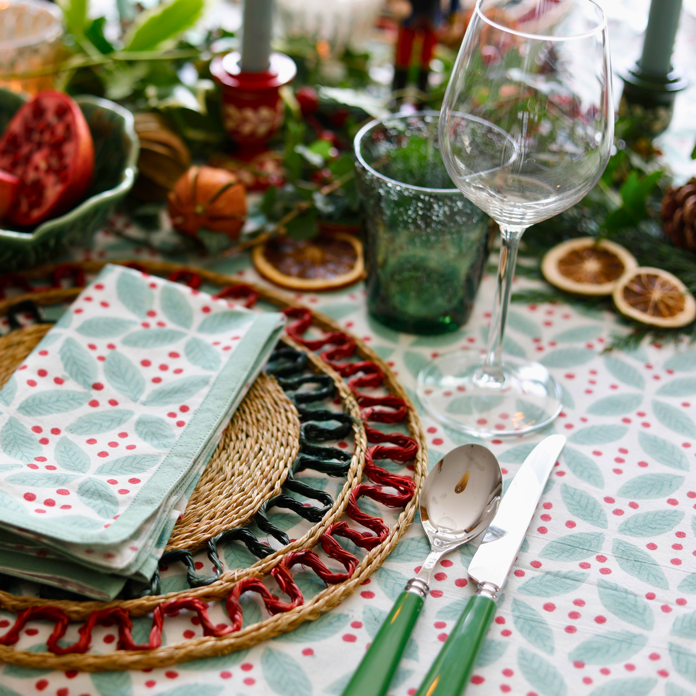 Red Berry Tablecloth