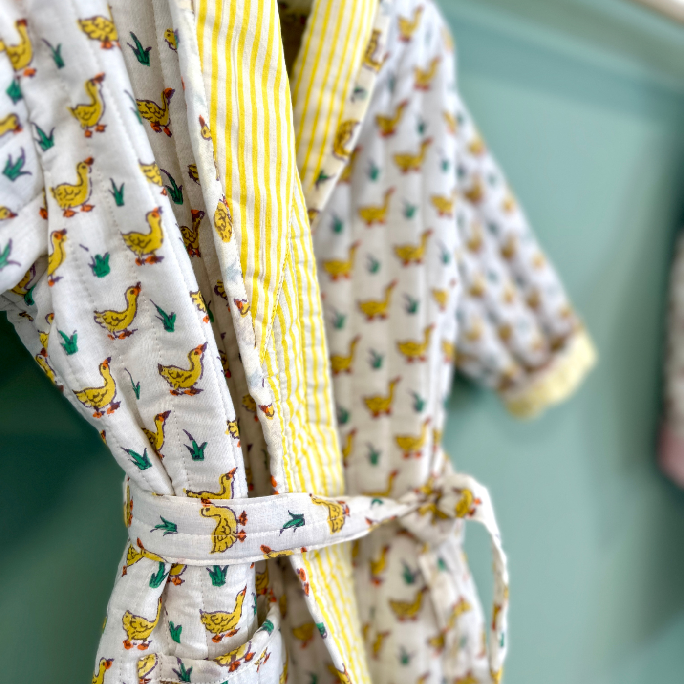 Children's Yellow Duck Dressing Gown