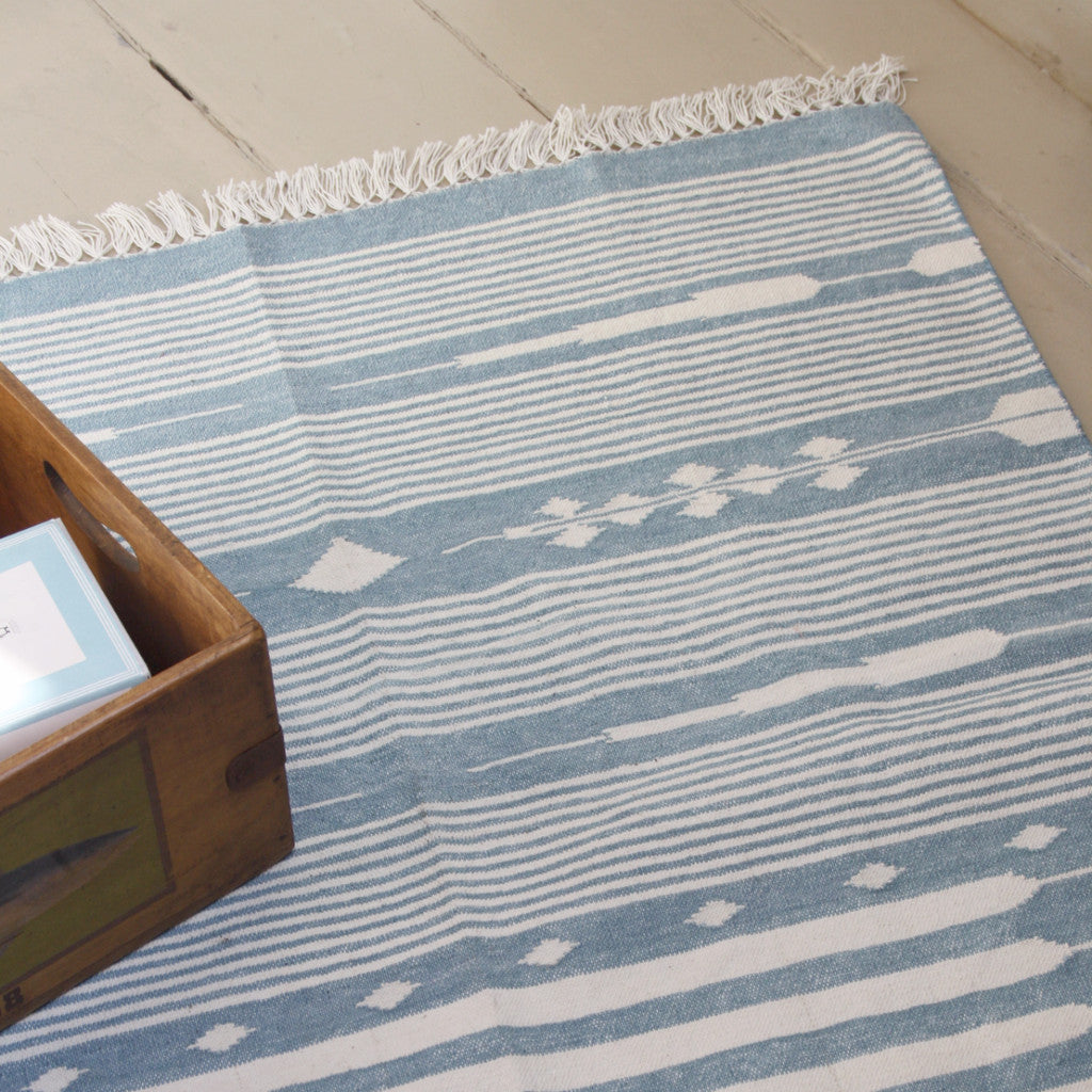 Blue Stripe Rug