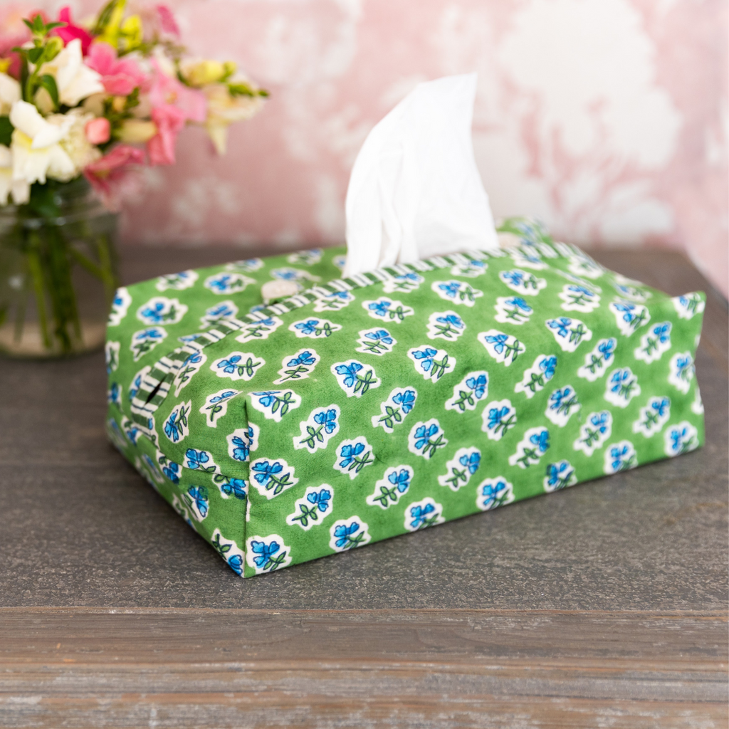 Green deals tissue box